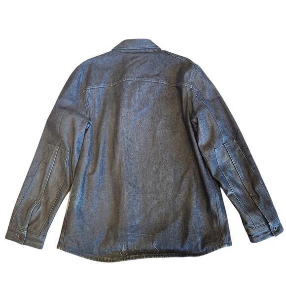 Levi's Men's Selvedge Denim Barn Chore Jacket Coat Fleece Lined Size XL - Picture 2 of 9